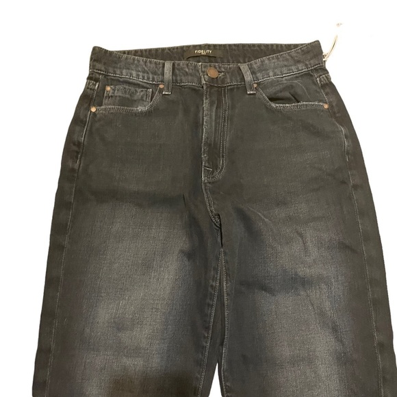 Fidelity Denim Madison Jean in Stiletto Black Vintage NWT - Picture 3 of 13